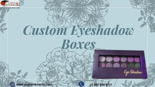 Custom Cardboard Eyeshadow Packaging in Texas, USA