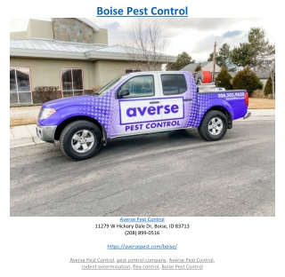 Boise Pest Control