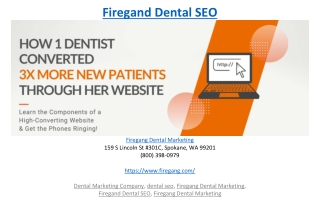 Firegand Dental SEO