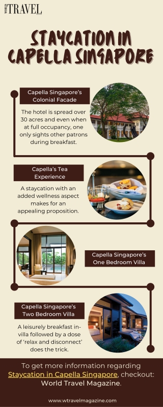 Staycation In Capella Singapore
