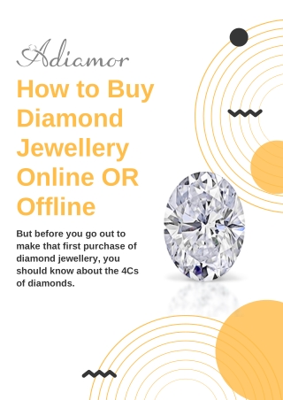 How to Buy Diamond Jewellery Online OR Offline