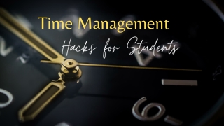 Time Management Hacks for Students
