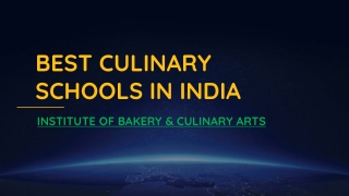 Join Best Culinary Schools in India | CHEF IBCA