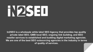 White Label GMB Local SEO - In2SEO