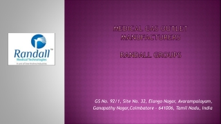 Medical Gas Outlet Manufacturers Randall Groups