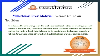Maheshwari Dress Material Wholesale - SSEthnics