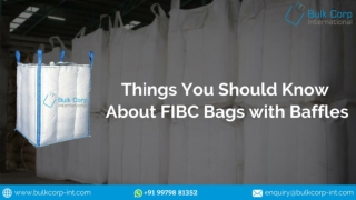 Things You Should Know About FIBC Bags with Baffles | BulkCorp