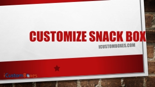 custom snack boxes wholesale in USA