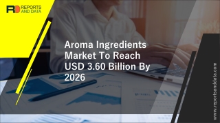 Global Aroma Ingredients Market to Record Significant Revenue Growth during the Forecast Period 2020-2027