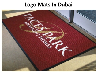 LOGO MATS IN DUBAI