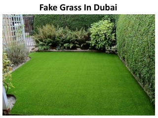 Fake Grass Abu Dhabi