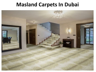 Masland Carpet in Dubai