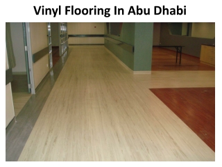 Vinyl Flooring In Abu Dhabi