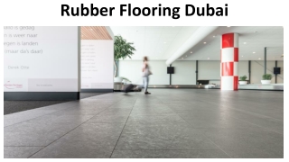 Rubber Flooring Dubai