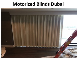 Motorized Blinds Dubai