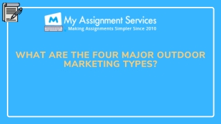 Four Major Outdoor Marketing Types?