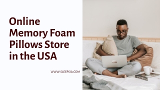 Best Memory Foam Pillow Store in USA