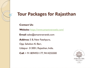 Rajasthan Local Tour Operator