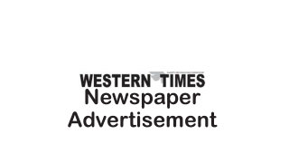 Western Times Newspaper Advertisement