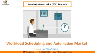 Workload Scheduling and Automation Market Size Worth $3.6 Billion By 2026 - KBV Research