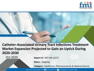 Catheter-Associated Urinary Tract Infections Treatment Market Expansion Projected to Gain an Uptick During 2020-2030