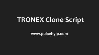 Build Reliable Investment Platform on TRX Blockchain