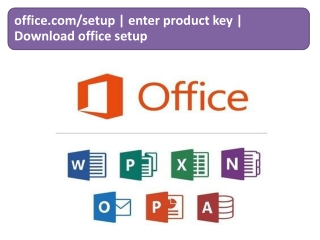 office.com/setup | enter product key | Download office setup