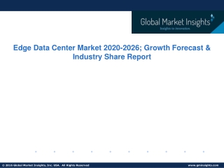 Edge Data Center Market Trends, Analysis & Forecast,2026