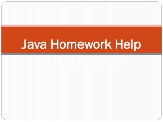 Java Homework Help By CS Experts