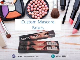 Custom Mascara in a Box Printed wholesale in USA