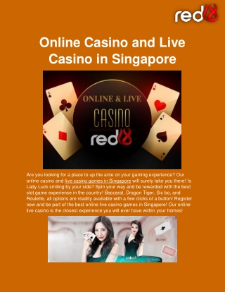 Online Casino and Live Casino in Singapore