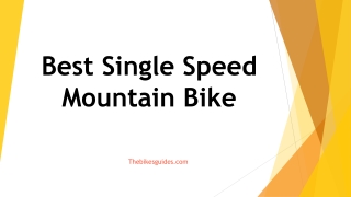 Best Cross Country Mountain Bike