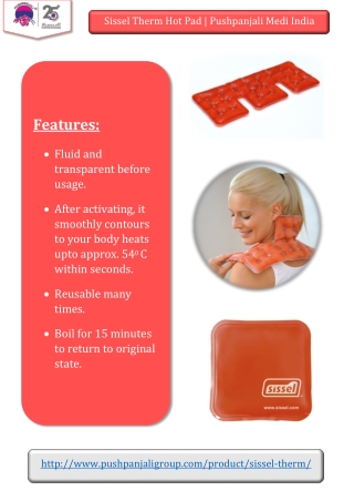 Sissel Therm Hot Pad | Pushpanjali medi India