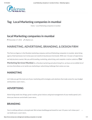 Local Marketing Company in Mumbai