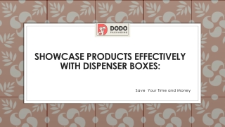 Custom dispenser boxes wholesale | Custom Retail Packaging!