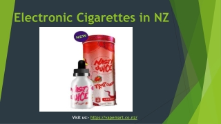 Electronic Cigarettes in NZ