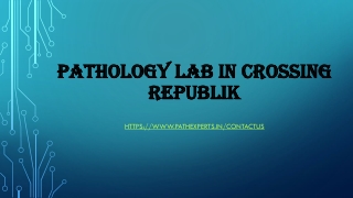 Pathology lab in Crossing Republik