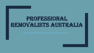 Professional Removalists Australia