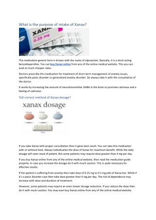 Buy Xanax Online Without Rx