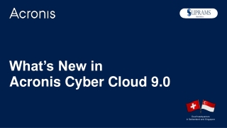 What’s New in Acronis Cyber Cloud 9.0