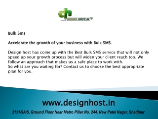 Bulk Sms Company provider