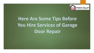 Contact The Best Garage Door Track Repair Service