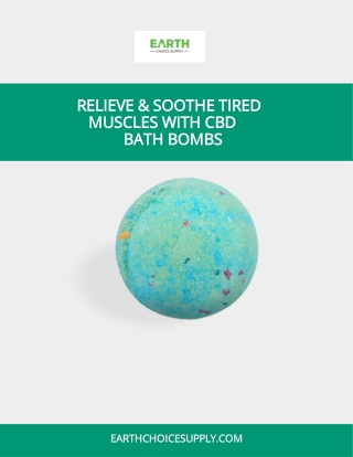 Cbd Bath Bomb