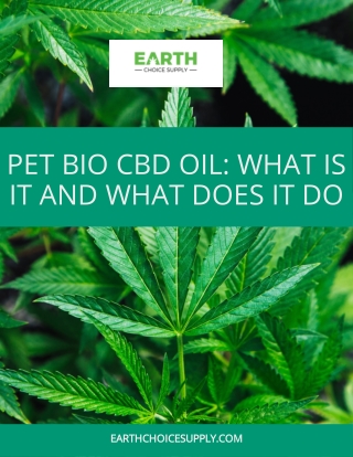 Pet Bio Cbd Oil