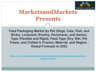 Feed Packaging Market worth $17.8 billion by 2023