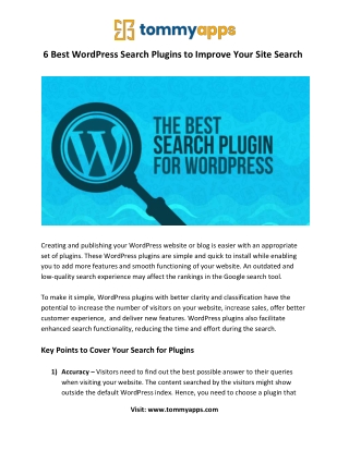 6 Best WordPress Search Plugins to Improve Your Site Search