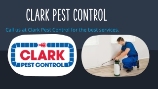 Clark Pest Control-Get the Results You Want