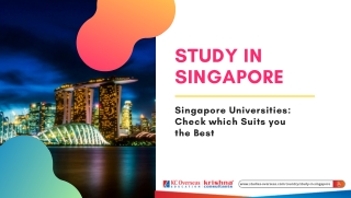 Singapore Universities: Check which Suits you the Best