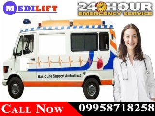 Get Advanced and Prominent - Medilift Road Ambulance Service in Ranchi and Bokaro