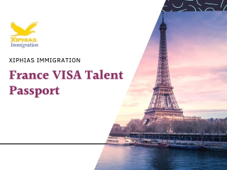 France VISA Talent Passport